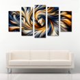thumbnail image 2 of Cuadro decorativo Cuadros Abigail Abstracto Mujer Espiral Colores Moderno Minimalista Set de 5 piezas, 2 of 5