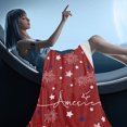 thumbnail image 4 of TOPRenddon Independence Day Flannel Blanket - Patriotic Lightweight Throw for Holiday Gifts, Air Conditioning Use, Travel, Sofa & Outdoor Celebrations (75x100cm, Red), 4 of 7