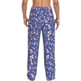 thumbnail image 2 of Bixox Men's Beautiful Koi Fish Patterned Pajama Pants with Pockets Lounge Clothes for Home, 2 of 5