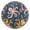 Gold, variant on Cartoon Funny Octopus Round Wall Clock Battery Operated Silent Non-Ticking Bedroom Office Kitchen Home School Decor 10"(Black)