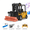 Crane, variant on RC Forklift Truck RC Construction Vehicles with Spray & Light, Mini Forklift Toys for Kids Ages 6+