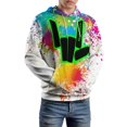 thumbnail image 6 of Share The Love Hoodies for Men Women, Unisex Hooded Sweatshirt, Oversized Pullover with 3D Print, Casual Loose Fit Hoodie, S-6XL, 6 of 8