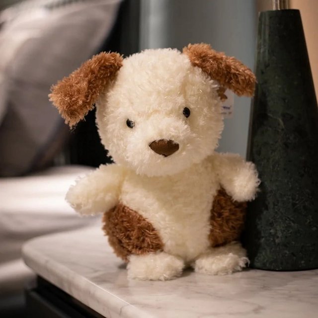 Peluche largo y esponjoso de 20 cm con forma de pollo, cerdo, búho y ratón de Kawaii, animales de dibujos animados suaves, zorros, perros y ovejas, muñecos de peluche para acompañar