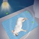 thumbnail image 4 of Nvzi Almohadilla de hielo para mascotas, base antideslizante, rosa, lavable, adecuada para refrescar a gatos y perros en verano, 39,37 * 29,5 pulgadas, 1 pieza, 4 of 4