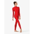 thumbnail image 6 of Adult Unisex Mock Neck Long Sleeve Unitard, 6 of 7