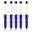 Blue, variant on LUVNIMB Ballpoint Pen Set, 5 Decorative Look Pens for Journal Entries, Planner Writing, Desk Notes and Everyday Use
