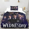 thumbnail image 2 of Wednesday Addams Duvet Cover - Microfiber Bedding Set With Zipper, Wednesday Addams Duvet Cover With Pillowcase Single, 2 of 5