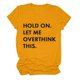 thumbnail image 1 of Gibobby Playera Manga Corta para Mujer Casual Tops Camisa Manga Corta Blusa Mujer Impresión Blusa Mujer(Amarillo,G), 1 of 3
