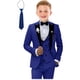 thumbnail image 1 of Traje Tesscy para niños pequeños, corte ajustado, azul real, talla 3T, 5 piezas, 1 of 6