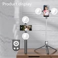 thumbnail image 3 of Perche à Selfie Extensible avec Télécommande Sans Fil Rechargeable Tik Tok, Trépied et Double Lampe, 3 of 5