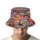thumbnail image 4 of Niños del Bote de Basura Sombrero bucket para adultos, gorra de protección solar, sombrero de pescador plegable para viajes al aire libre, pesca y actividades de verano, 4 of 6