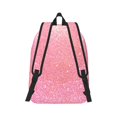 thumbnail image 2 of Naloa Sparkly Glitter Canvas Backpack for Men Women Rucksack Casual Travel Daypack College Tote Satchel Bookbag for Teens-Small, 2 of 7