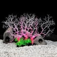 thumbnail image 3 of Acuario plantas Árbol resina Tropical decoración subacuática atractiva decoración para hogar Salvador Acuario Coral Tree Rojo, 3 of 6
