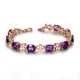 thumbnail image 4 of Juego de joyas de cristal - Juego de aretes colgantes de cristal de circonita cúbica en forma de corazón para damas de honor de boda, juego de 4 piezas JAMW Sencillez, 4 of 5