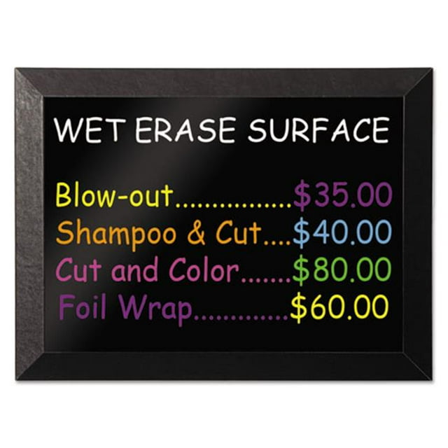 Bi-Silque Visual Communication Products MM07151620 BOARD-WTERS-24X36-BK