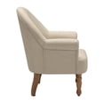 thumbnail image 5 of Essence Accent Chair Light Beige Linen  Upholstered Flared arms, 5 of 7