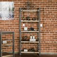 thumbnail image 2 of Yosemite Home Decor Austen 75"x31" Large Wood Shelving Unit in Natural, 2 of 7