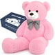 thumbnail image 1 of Oso de peluche gigante rosa Toy Snowolf, 120 cm, felpa suave y 2,5 kg, 1 of 6