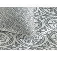thumbnail image 3 of Ambesonne Grey Quilted Coverlet 3 Pcs, Antique Vintage Patterns, Queen Size, Grey White, 3 of 4