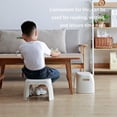thumbnail image 4 of Ounissouiy Taburete de pie Seguridad para niños Taburetes antideslizantes para zapatos Sala de estudio Baño Sillas de cocina Banco bajo grueso con asa Conjuntos de muebles de sala de estar tipo bajo Ounissouiy HA083625-01, 4 of 6