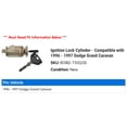 thumbnail image 2 of Ignition Lock Cylinder - Compatible with 1996 - 1997 Dodge Grand Caravan, 2 of 2