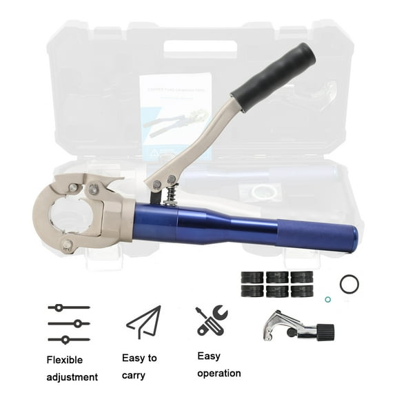 TABODD Hydraulic Copper Pipe Crimping Tool Aluninum Alloy For Copper Pipe 1/2”,3/4”,1”