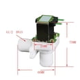 thumbnail image 4 of Plastic Solenoid Valve DN15 1/2" Normally Open Normally Closed Drinking Fountain Right Angle Washing Machine Valve ,Wide Use, 4 of 5