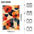 thumbnail image 2 of FORMRS 1-Subject Spiral Notebook 8" x 5" College Ruled 60 Refillable Sheet, Flowers Pattern, 2 of 7