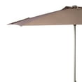 thumbnail image 3 of Safavieh Hurst 9' Market Crank UV Resistant Patio Umbrella, Grey, 3 of 6