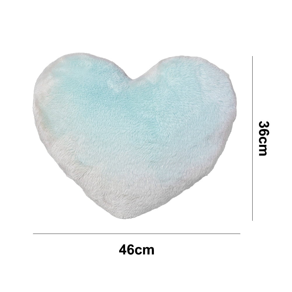 Furry Solid Color Heart Rug – Bedroom Bedside Floor Cushion, Living Ro –  DormVibes