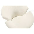 thumbnail image 5 of Manhattan Comfort Tulip Velvet Swivel Accent Chair in White (Set of 2), 5 of 6