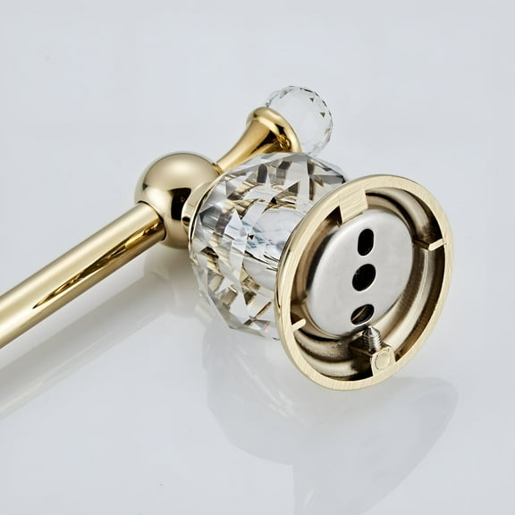 LAMIRO Toilet Paper Holder,Crystal Bathroom Tissue Paper Holder Toilet Roll Hanger Wall Mounted