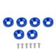 thumbnail image 2 of 6pcs Car Motorcycle License Plate Frame Fender Bumper Engine Cover Washer/Bolt Kit (Blue), 2 of 5