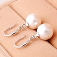 thumbnail image 6 of ddioayh Stylish White Teardrop Simulation Pearl Earrings,Dangle for Women Baroque Style Jewelry Long Temperament Hook Simple Earrings Hanging Jewelry,Party Accessories, 6 of 9