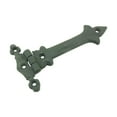 thumbnail image 3 of Renovators Supply Black Wrought Iron Strap Hinge 5 in Southern Charm Style Spear Tip Flush Mount Heavy Duty Strap Gate and Door Hinges w/Hardware Pack of 2, 3 of 10