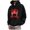 Black, variant on LUOGENLI Hoodies for Men Zip up Navy Blue Halloween Pullover Hoodie Long Sleeve Casual Sweatshirt with Graphic Print for Fall Season Comfort Fit Full Zipper Hoodies for Men Big and Tall Red Size L