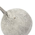thumbnail image 3 of HomeRoots 392522 Resin Bent Bird Sculpture, Off White & Grey, 3 of 5