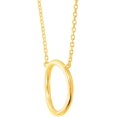 thumbnail image 3 of Open Circle Necklace, 3 of 7