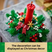 LEGO Christmas Table Decoration Building Toy for Kids - Brick-Built Holiday Centerpiece & Festive Room Decor - Christmas Craft for Girls & Boys, Ages 12+ Gift Idea for Families - 40743
