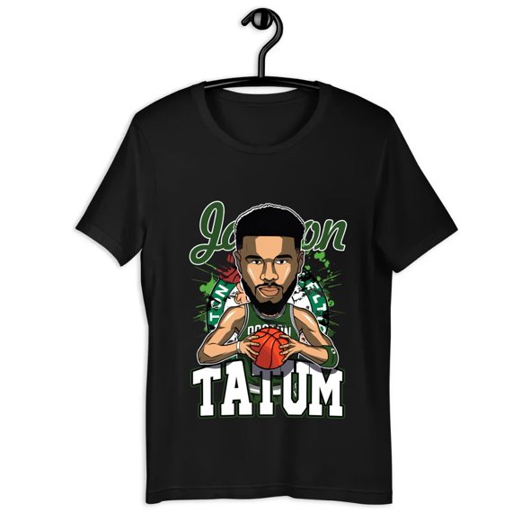 vintage YouthToddler Jayson Tatum Cartoon T-Shirt Celtics HOT SALE - NEW - INSTOCK!-TH25168