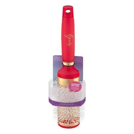 Hair Round Wash Brush - Goody GelousGrip Round Hairbrush