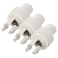 thumbnail image 4 of GOOHOCHY 3Pcs Boat Air Valve Adapter White PVC Inflatable Pump Connector for Kayak Rubber Dinghy, 4 of 8