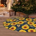 thumbnail image 6 of Rateoe Sunflowers Print Christmas Tree Skirt 36" for Xmas Holiday New Year Party Circle Tree Mat Ornaments Decoration, 6 of 7