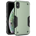 thumbnail image 1 of Allytech Case for iPhone Xs Max(2018), Hard PC and Soft TPU Hybrid Protective Case Anti-Scratch Durable Non-Slip Cover for Apple iPhone Xs Max 6.5 inch, Green, 1 of 7