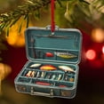 thumbnail image 7 of Custom Fishing Tackle Box Ornament, Fisherman 2D Ornament, Dad Fishing Christmas Ornaments, Custom Ornaments for Him, Personalized Gifts for Him, Christmas Hanging Decor, 7 of 7