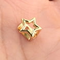thumbnail image 6 of Unique Bargains 1 Pc Fake Grills Hip Hop Hollowout Five-Pointed Star Teeth Grillz Gold Tone, 6 of 6