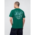 thumbnail image 2 of Camiseta GAP para Hombre con Logo Gráfico Color Bosque Tropical Talla S, 2 of 4