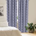 thumbnail image 2 of Ambesonne Botanical Window Curtains, Autumn Art Forest Foliage, Each 28" W x 63" L, Dark Lavender White, 2 of 4