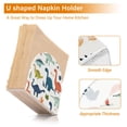 thumbnail image 5 of Yayeee Napkin Holder for Table Kitchen Paper Tissue Organization, Dinosaur Pattern, 5 of 8