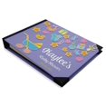 thumbnail image 1 of Darling Souvenir Purple Hanging Baby Objects Personalized Baby ShowerGuestBookHardboundGuestSign-InBookGuestRegistryGuestbook-9 x 12 Inches, 1 of 4